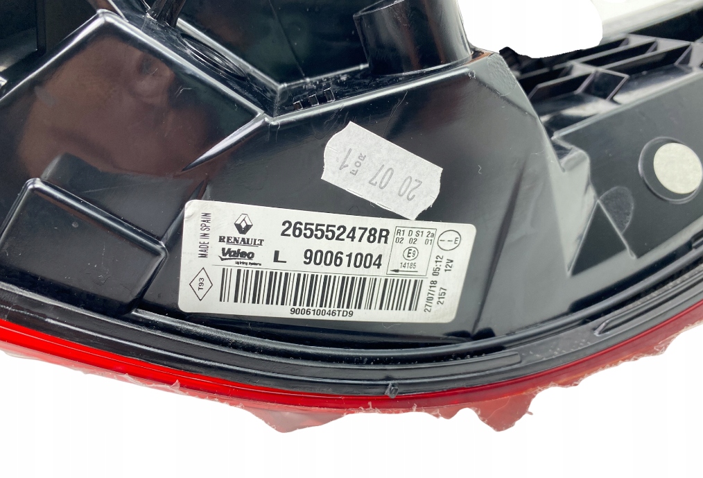 фото №13, Nowa лампа задняя левая w крыло renault kadjar