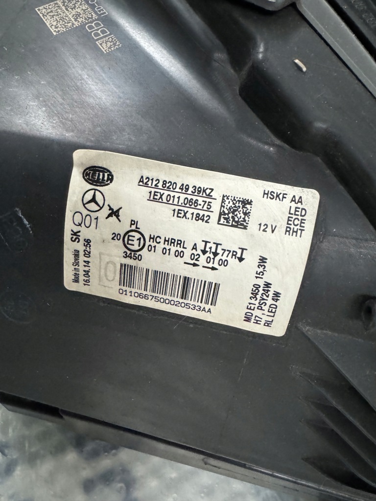 фото №4, Mercedes e-klasa eklasa w212 lift ліва лампа led