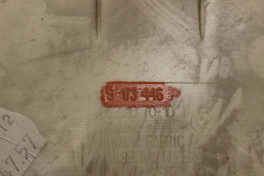 Обивка обшивки потолка обшивка накладка свет стоп черная bmw 5 f10 9173446 Недорого