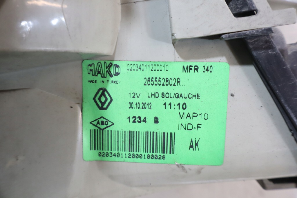 фото №4, Лампа левая задняя renault fluence sedan