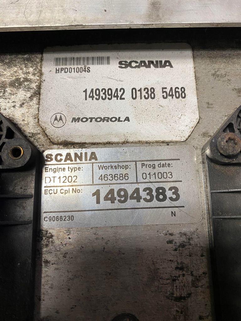 фото №1, Блок управления двигателя scania оригинальный номер 1493942