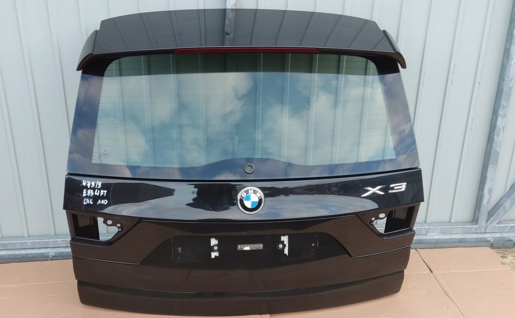 фото №1, Bmw x3 e83 lift кришка багажника black sapphire