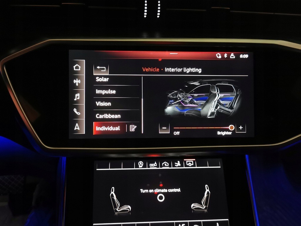 фото №1, Audi a7 4k цветное освещение амбие́нтное