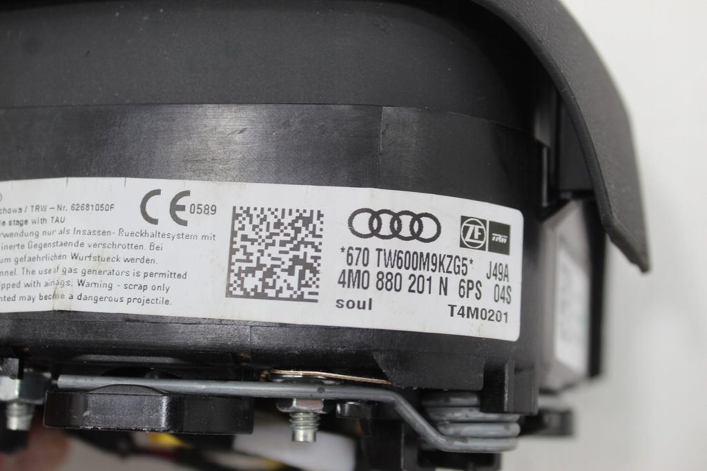 фото №11, Audi q7 4m приборная панель консоль подушки безопасности подушка безопасности