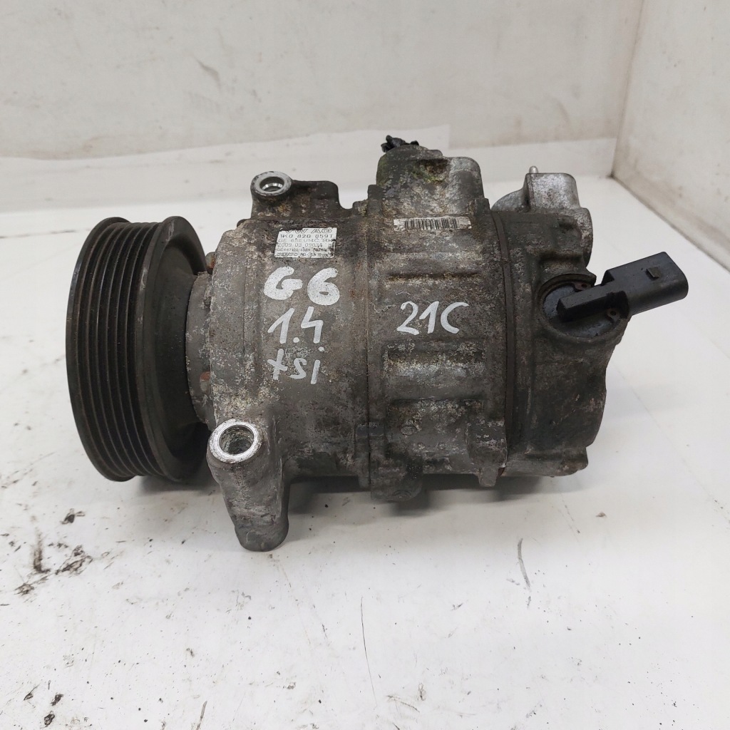 фото №5, Volkswagen vw golf 6 vi 1,4tsi компресор кондиціонера denso 1k0820859t