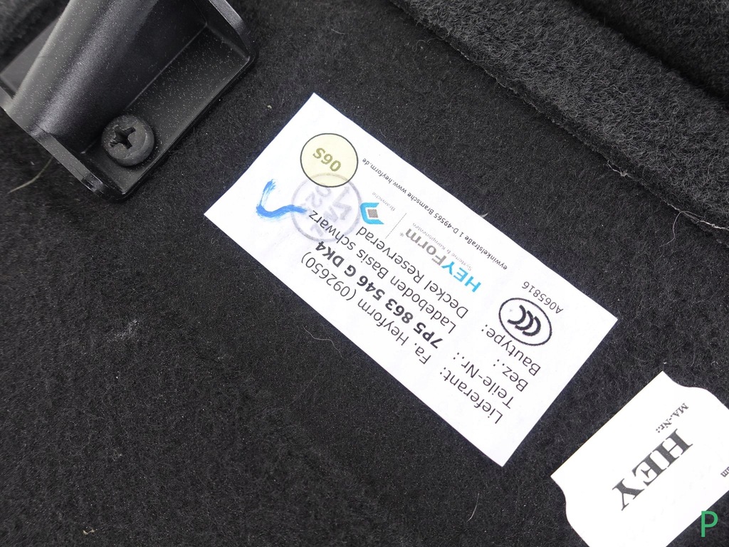 фото №8, Porsche cayenne 7p 10- пол багажника коврик