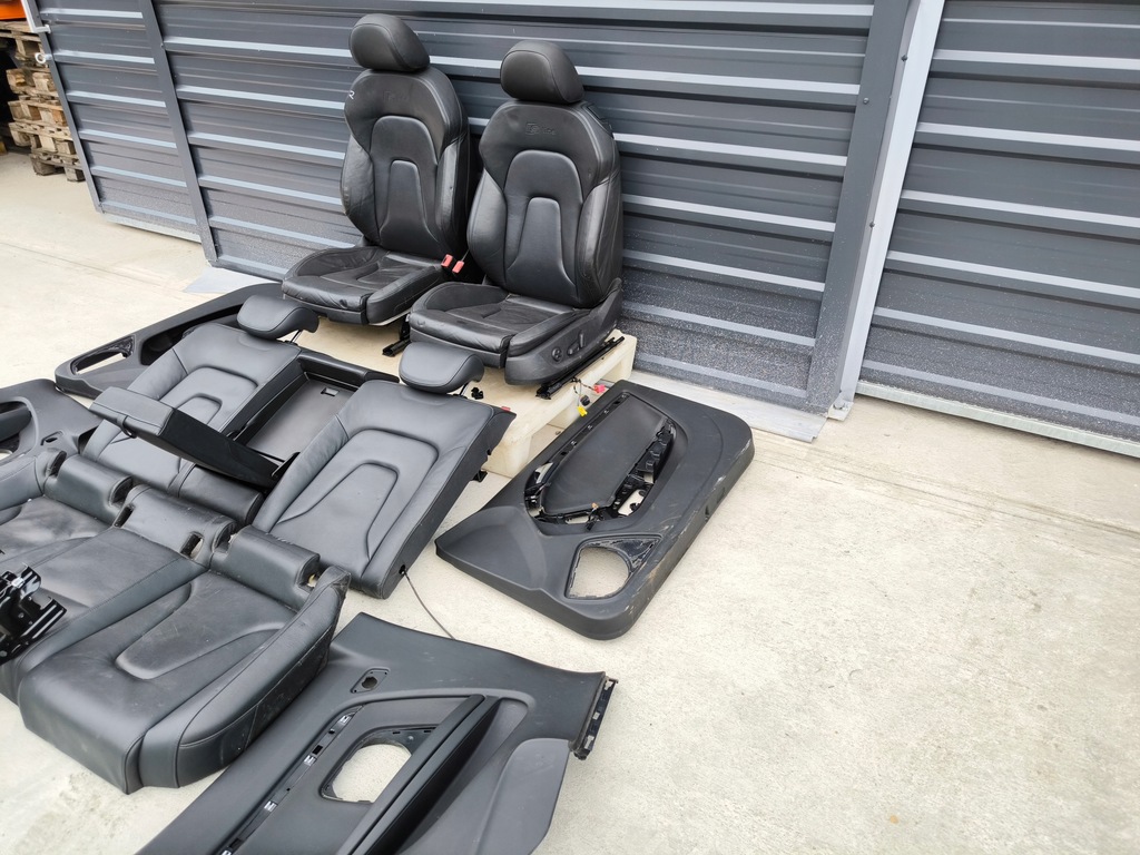 фото №14, Сиденье сиденья audi a5 8t coupe кожа s line bez подогрев комплект 2 !!!