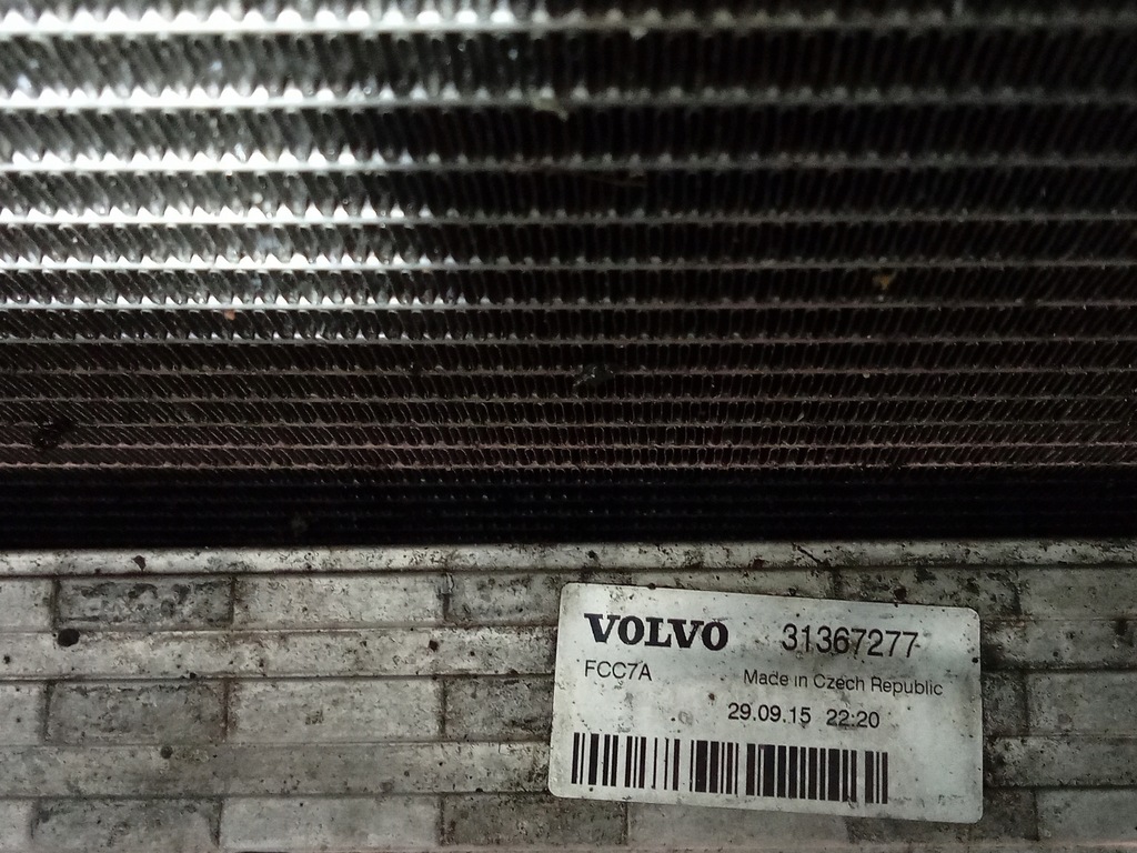 фото №7, Volvo v40 ii 2.0 d2 комплект радіатор інтеркулер вентилятор