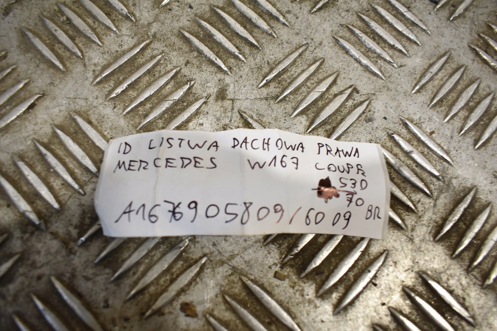 фото №6, Idealna молдинг кровельная правая mercedes w167 coupe 1