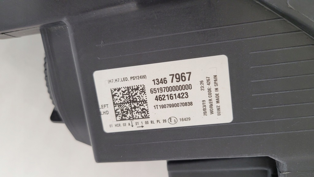 фото №11, Лампа левая перед led opel crossland 2017-