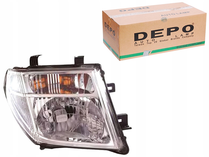 фото №1, Depo фара nissan np300 navara h4 05- pr