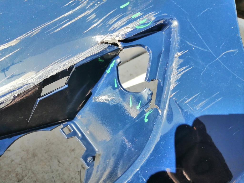 Ford focus mk2 lift 07- бампер передній перед Зі Шроту