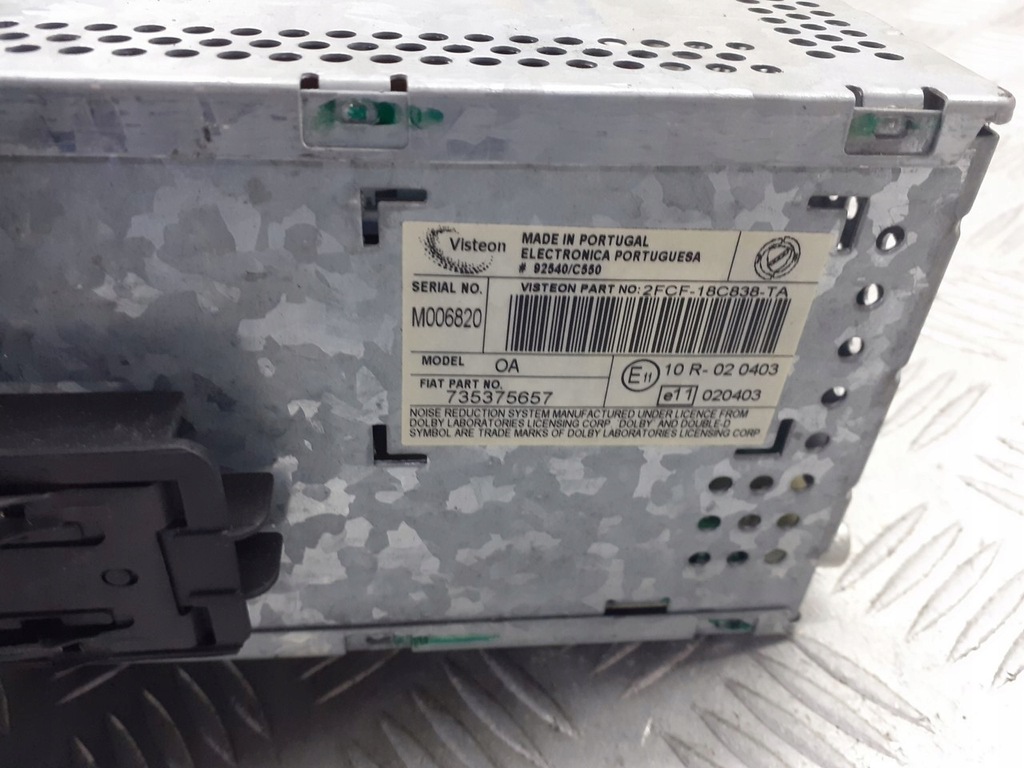 фото №3, Радіо заводський fiat stilo 735375657