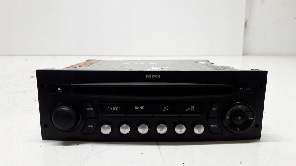 фото №1, Peugeot 207 радио cd mp3 96643698xt