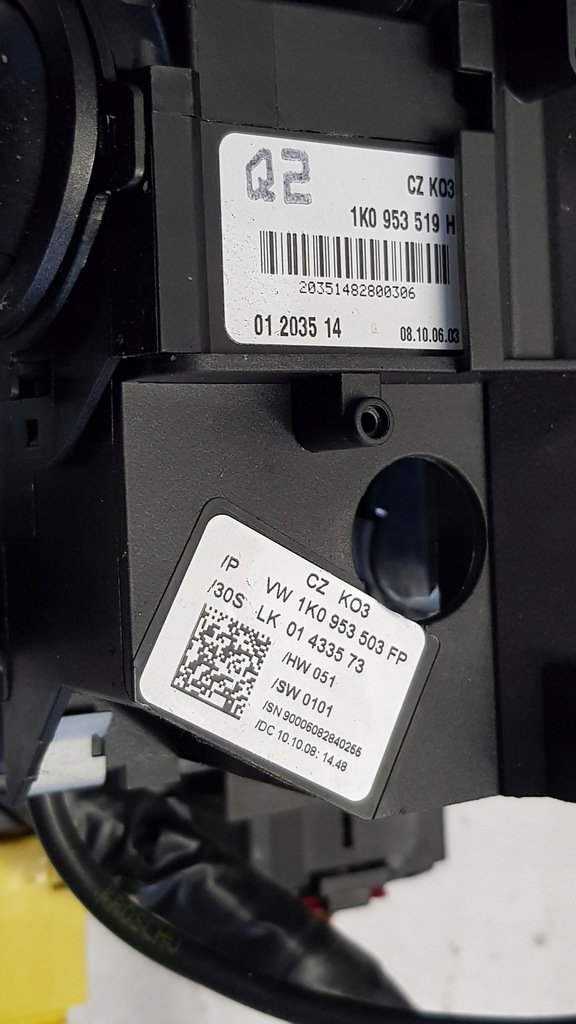 фото №10, Переключатели лента модуль замок зажигания vw scirocco