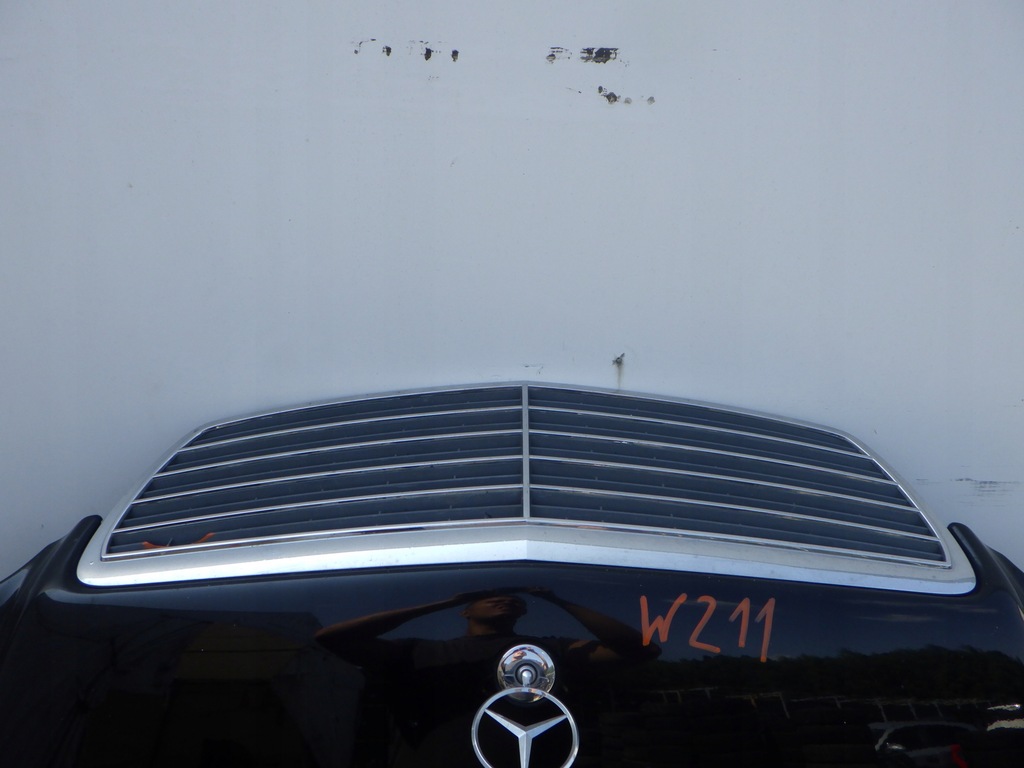фото №8, Mercedes w211 капот крышка двигателя решётка радиатора
