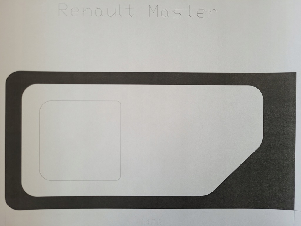 фото №1, Стекло боковая renault master opel movano 2011- 1430x687 открывание