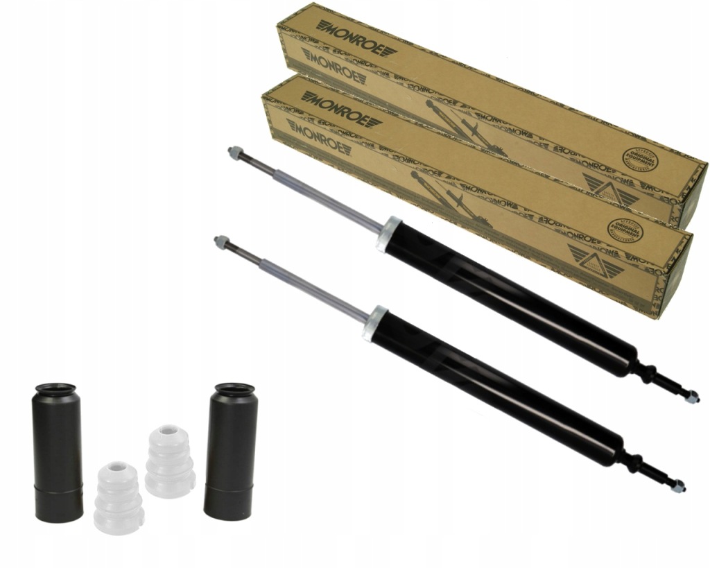 фото №1, Monroe 2x амортизаторы + защита i отбойники bmw x1 e84 задняя