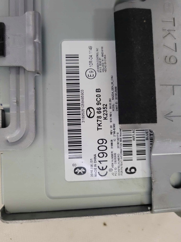 фото №3, Модуль навигации радио mazda cx-9 ii tc 2016-