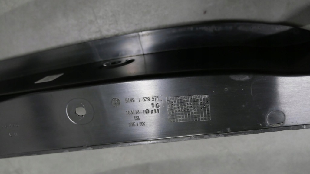 фото №8, Bmw x4 f26 защита жёлоб ниша крышки багажника левый задняя 7339571