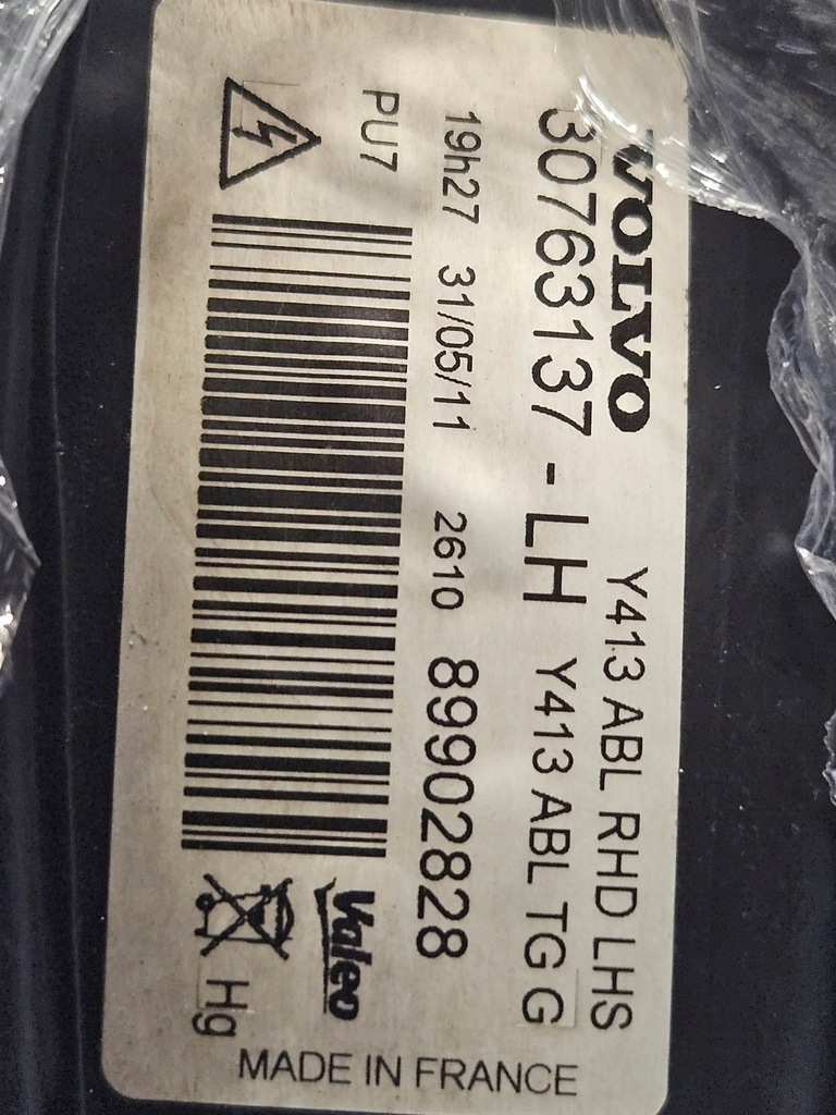 фото №11, Volvo xc60 i 08-13 ксенон лампа права lub ліва комплектна uk