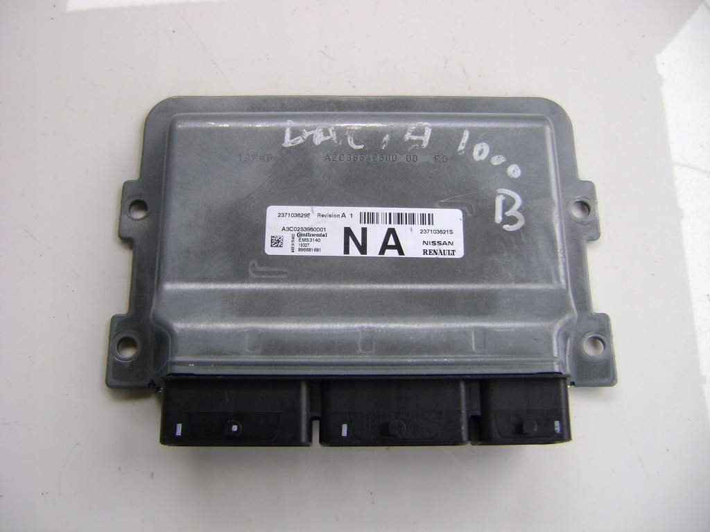фото №1, Бортовий комп'ютер блок керування 237103621s dacia sandero ii 1.0