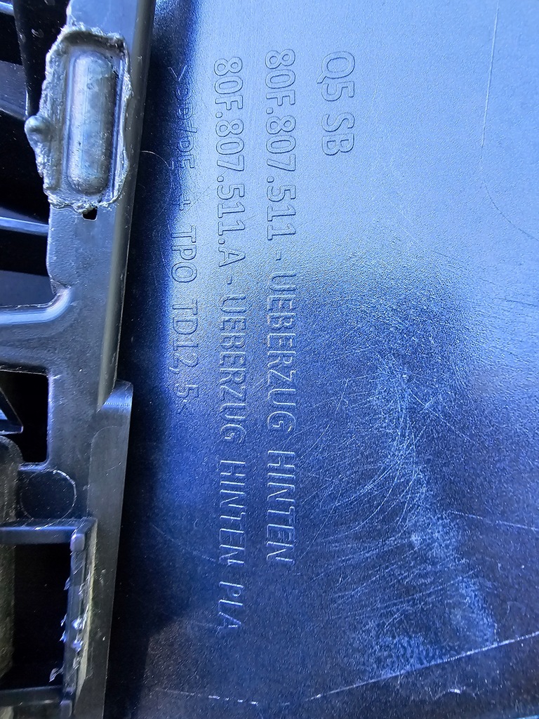 фото №11, Бампер audi задня q5 sq5 lift 80a807511 pod pdc audi оригінальний номер