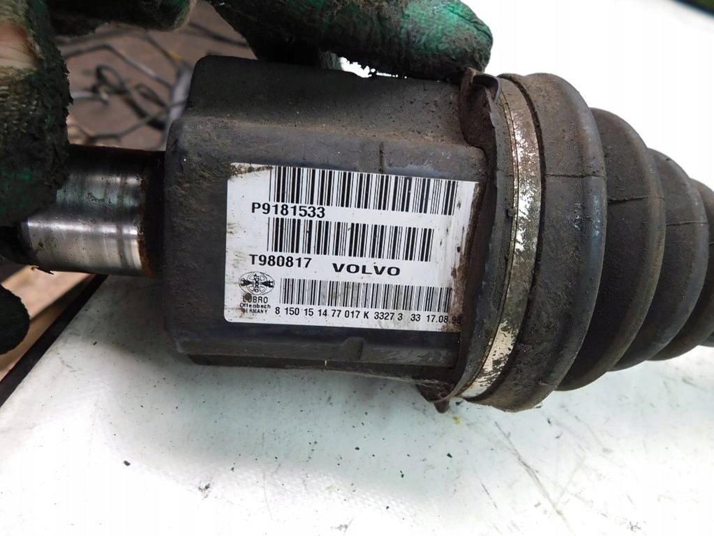 фото №9, Volvo s80 2.8t 1999r привідний вал ліва автоматична коробка передач p9181533