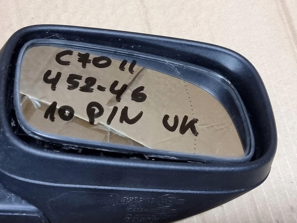 фото №8, Зеркало правое volvo c70 ii 10 pin uk 452-46