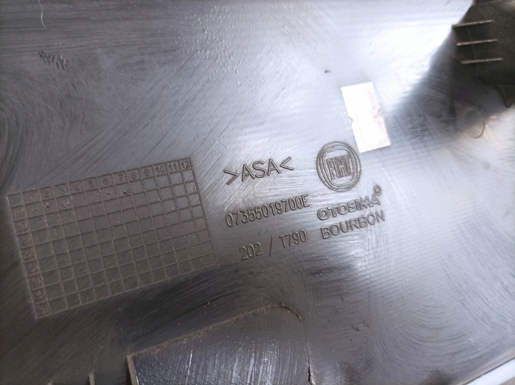 фото №8, Накладка двері рамка номерного знака fiat doblo ii