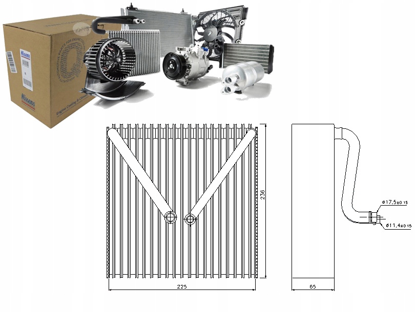 фото №12, Nissens 92191 випарник seat cordoba 02- 1.4 tdi