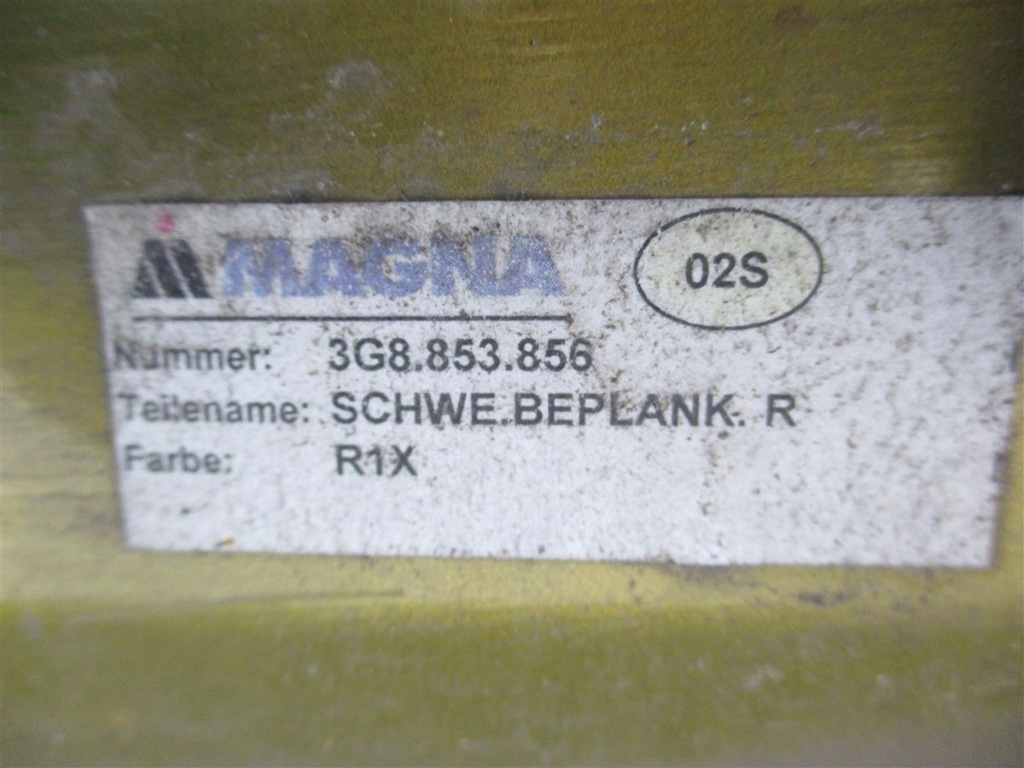 фото №10, Молдинг порог накладка правая vw arteon 3g8853858