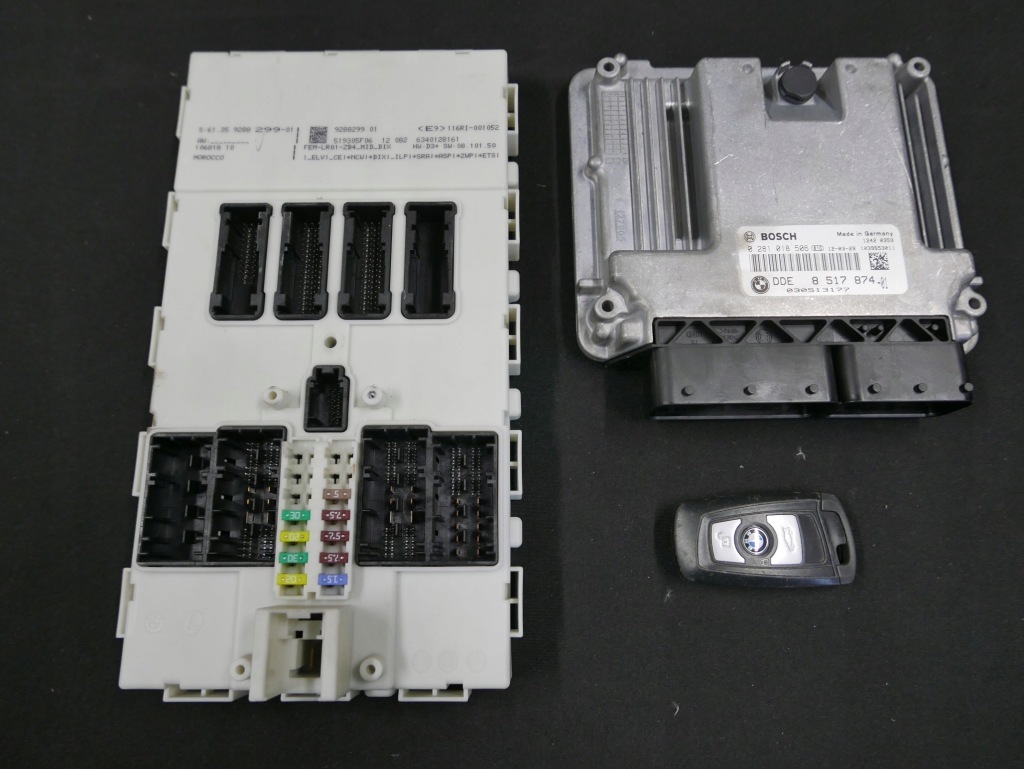 фото №1, Bmw f30 f31 бортовой компьютер двигателя n47 набор стартовый