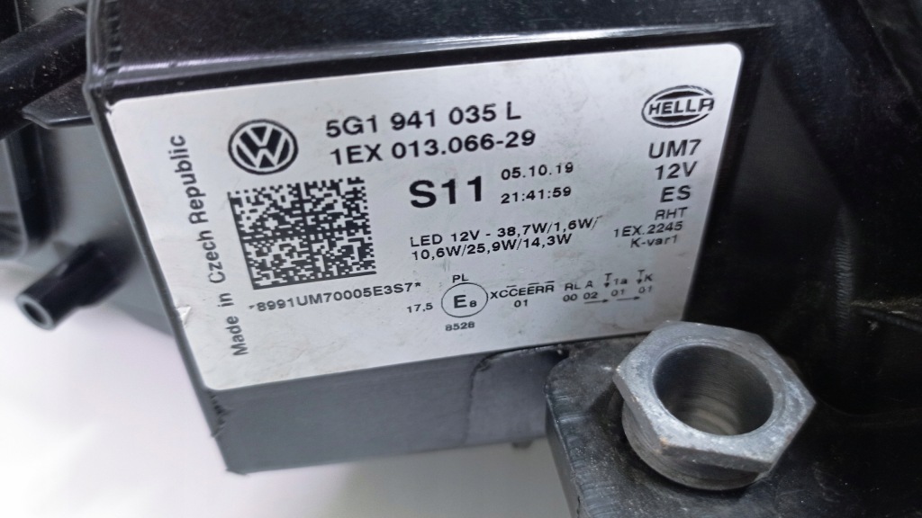 фото №8, Лампа левая full led vw golf vii lift 5g1941035l