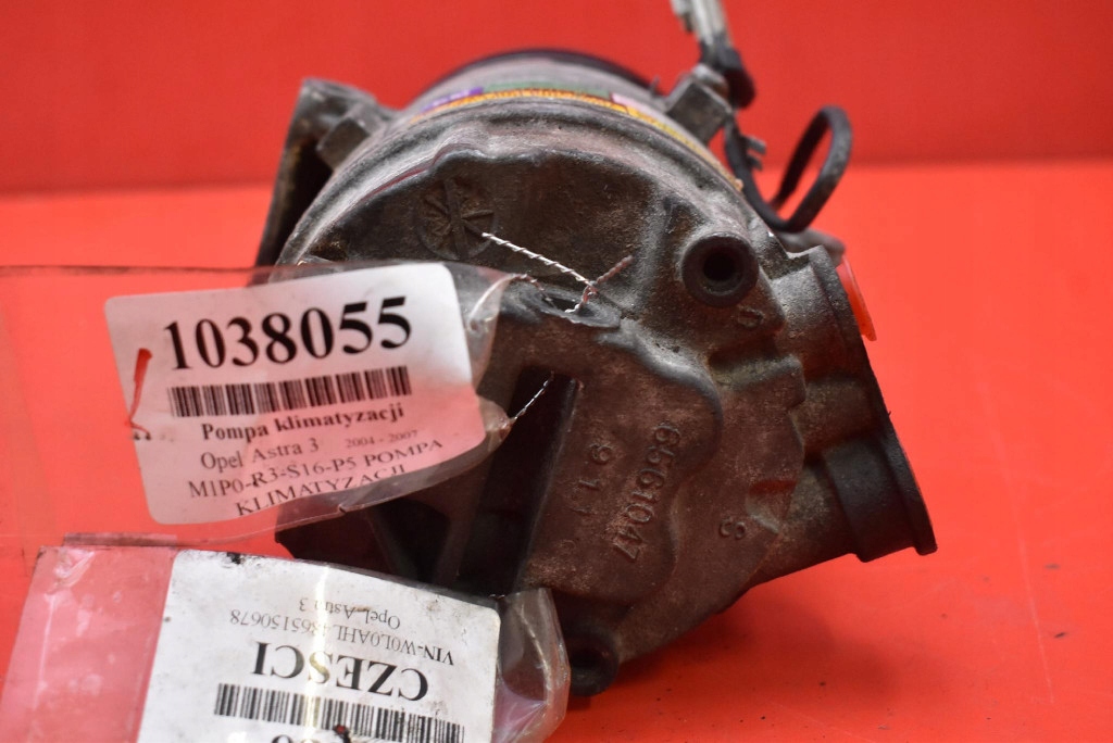 Компресор насос кондиціонера 13124749 wg opel astra 3 iii h 2.0 t 170km 04- Оригінал