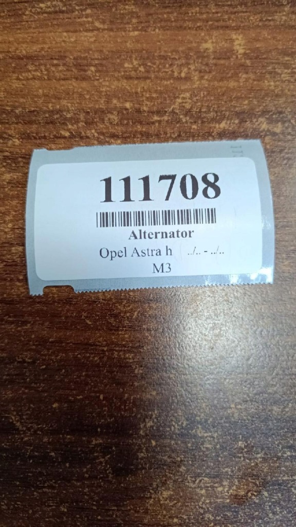 Opel astra h 1.4 генератор 0124425028 Зі Шроту