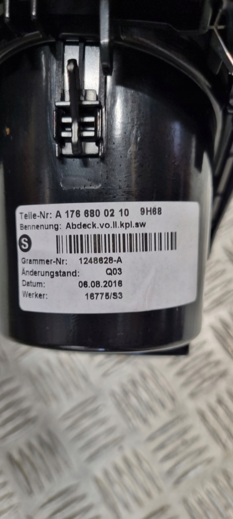 фото №14, Mercedes w117 w176 кронштейн na чашки захист тунель a1766800210