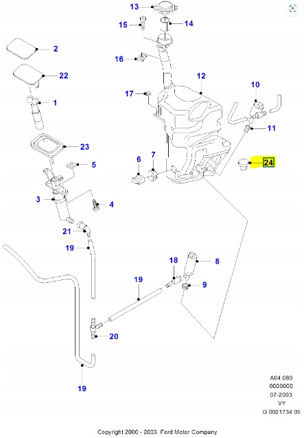фото №7, Кришка розпилювача фара ford galaxy 2000-2006 оригінальний номер 1217166