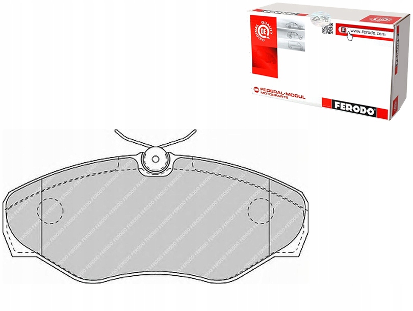 фото №1, Ferodo гальмівні колодки гальмівні renault перед espace 96- v