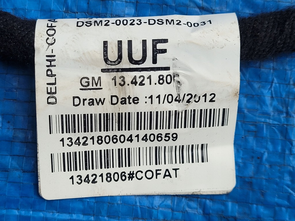 фото №8, Opel-części | meriva b джгут електропроводка двері права задня 13421806 uuf