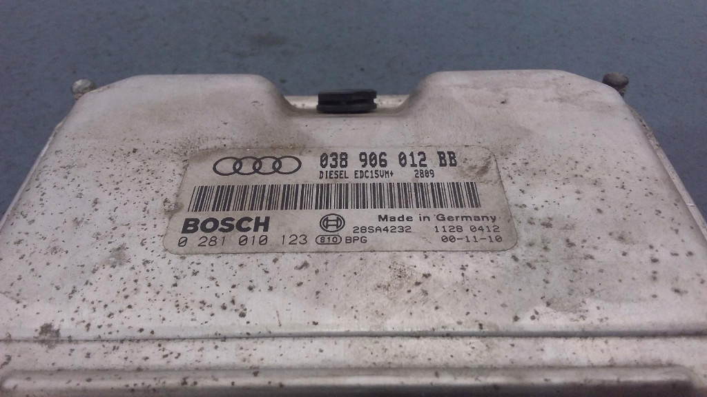 фото №6, Audi a3 8l 1.9 tdi бортовий комп'ютер блок керування двигуна 038906012bb 0281010123
