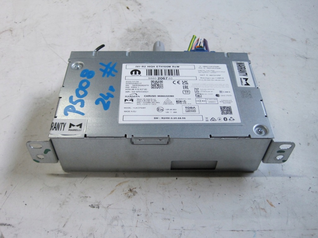 фото №1, Радио peugeot 5008 ii 24r 9860206780