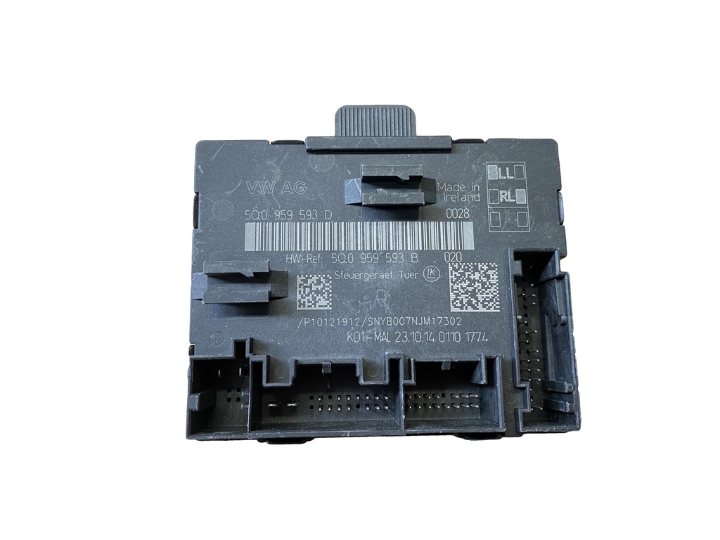 фото №1, Audi a3 tt vw блок управления модуль дверь левый перед 5q0959593d
