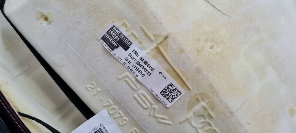 фото №15, Sq5 80a q5 lift кожа обшивка сиденье сиденье правый перед sline magmarot