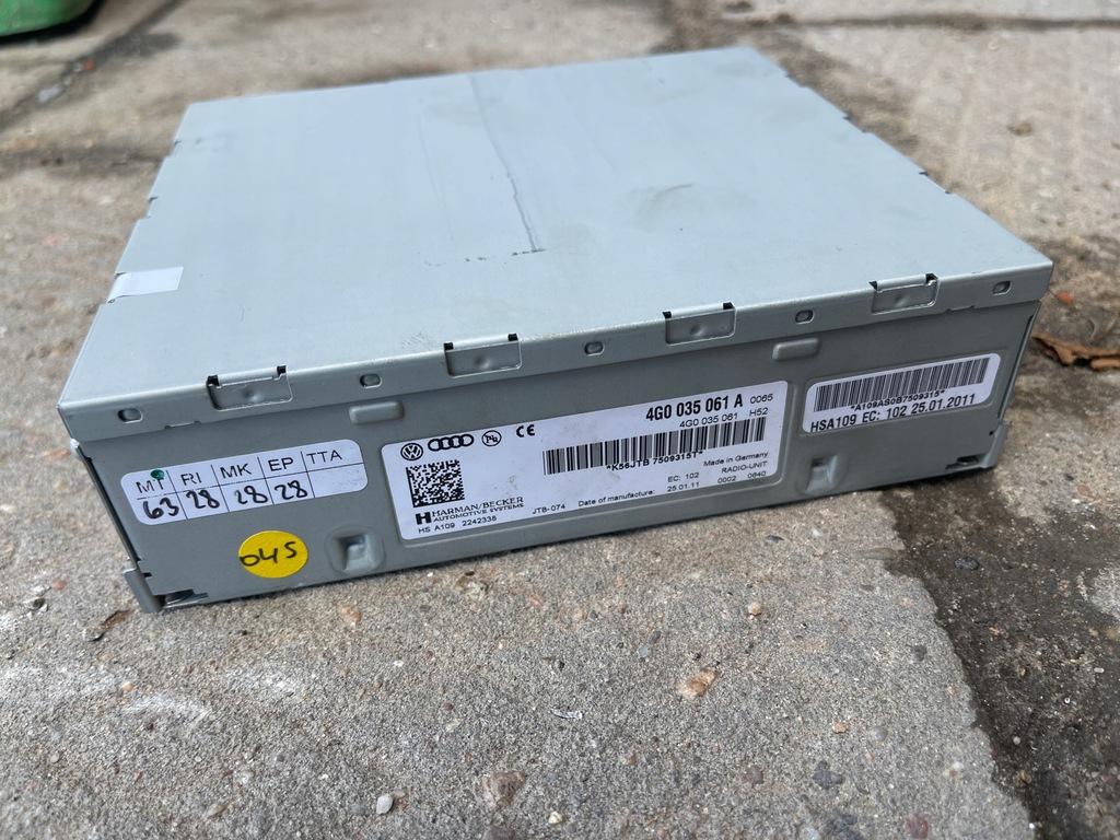 фото №1, Модуль тюнер радіо радіо navi навігації audi a6 c7 a7 4g 4g0035061a