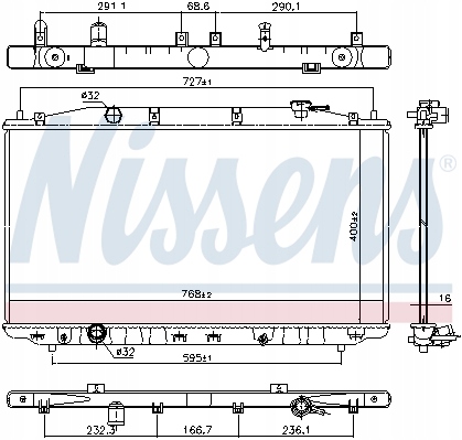 фото №2, Радіатор wody nissens 681373
