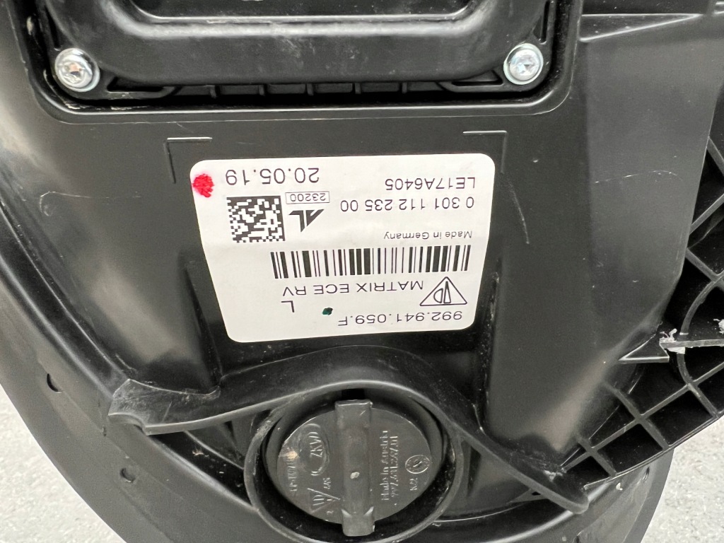 Porsche 992 carrera led matrix система фари перед Недорого