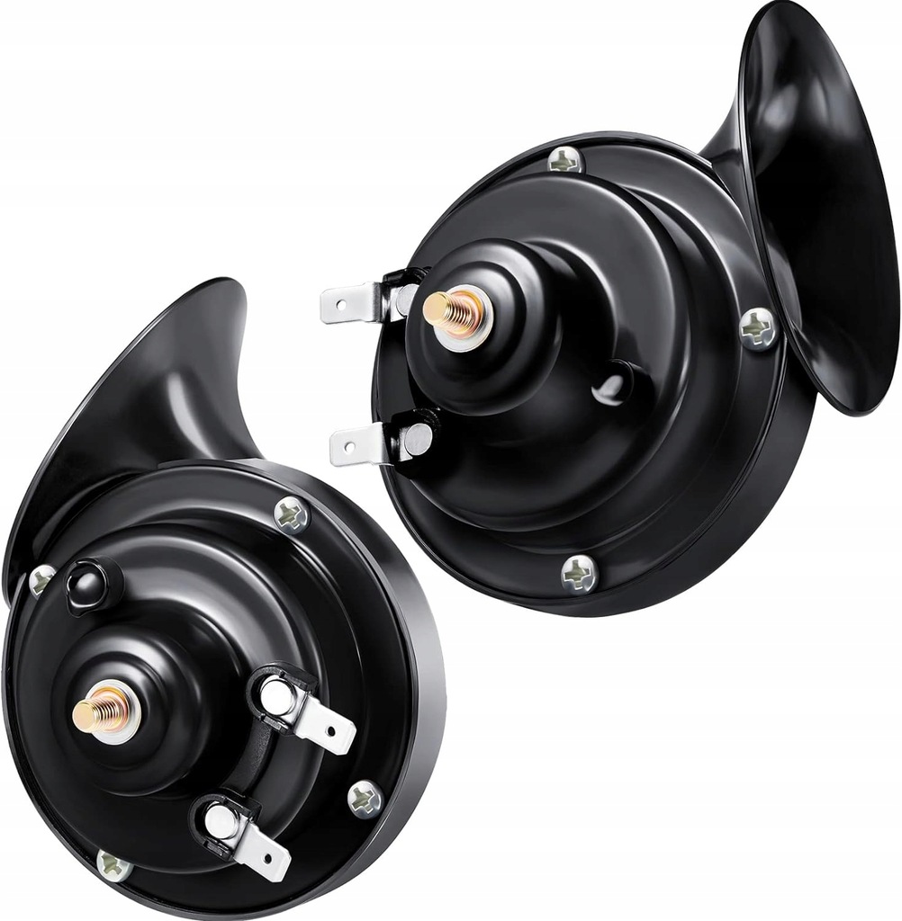 фото №15, Клаксон автомобильный червяк сигнал звуковой dwutonowy 12v 120db motocykla