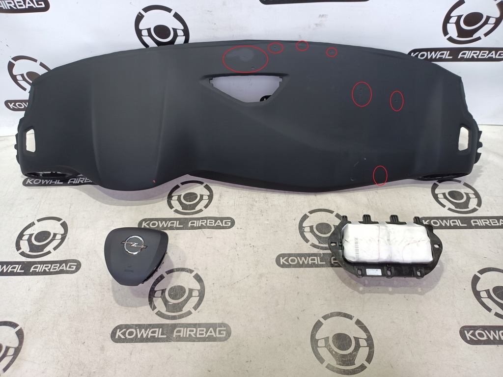 фото №1, Opel crossland приборная панель консоль - накладка подушка безопасности подушки безопасности ремни оригинал