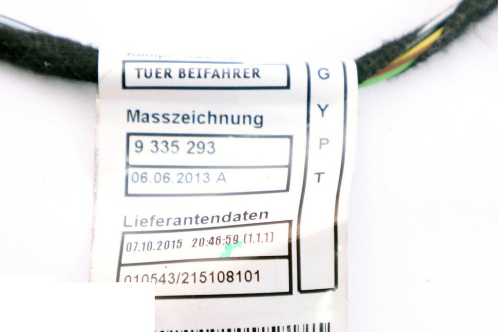 фото №9, Bmw f20 джгут електропроводка двері лівий перед